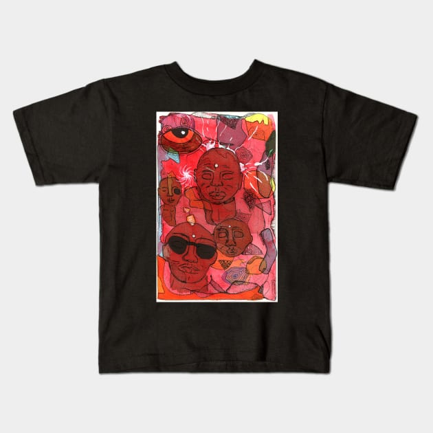 Blood Brothers Kids T-Shirt by AleHouseDrae